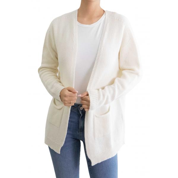 Cardigan lungo aperto